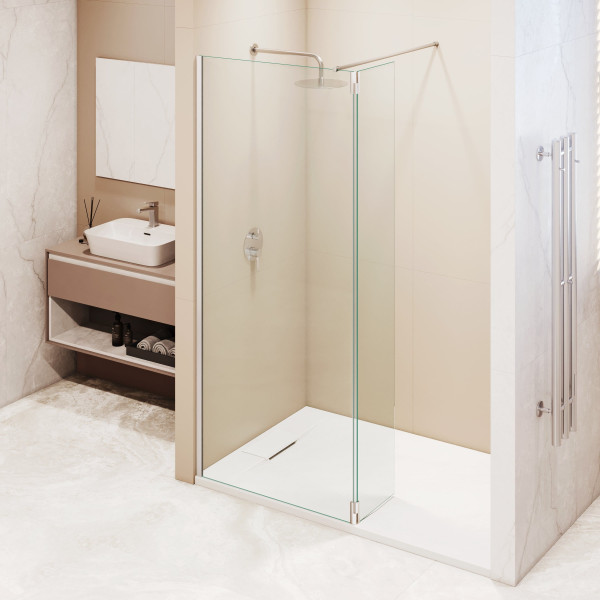 Душевая перегородка RGW WA-051 (WA-010 + Z-071) 1100 стекло прозрачное, профиль хром (351005113-11) Душевая перегородка RGW WA-051 (WA-010 + Z-071) 1100 стекло прозрачное, профиль хром (351005113-11)