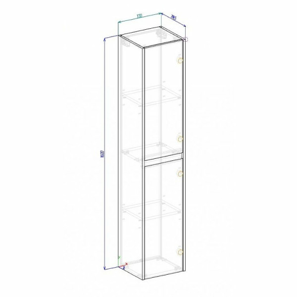 Пенал подвесной BelBagno Kraft Rovere Nebrasca Nature (KRAFT-160-2A-SC-RNN-R) Пенал подвесной BelBagno Kraft Rovere Nebrasca Nature (KRAFT-160-2A-SC-RNN-R)