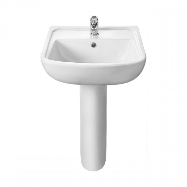 Раковина подвесная Santek Лонги 500x420x195 белая (1WH501754)