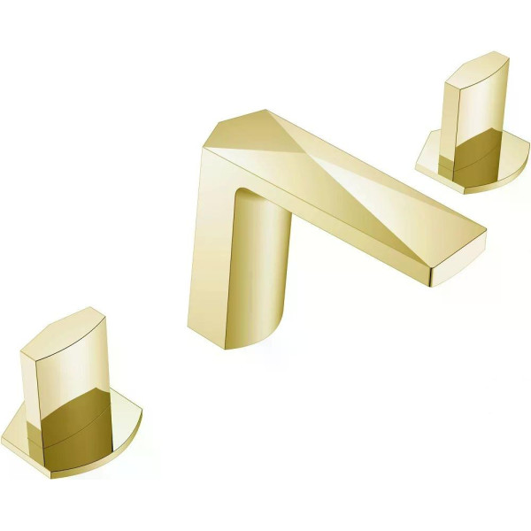 Смеситель для раковины Boheme Venturo Золотой (150-MG-ICE)