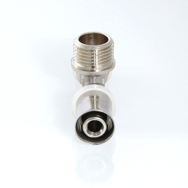 Тройник 26*1/2"Н*26 Valtec (пресс, никель) (VTm.233.N.260426) Тройник 26*1/2"Н*26 Valtec (пресс, никель) (VTm.233.N.260426)