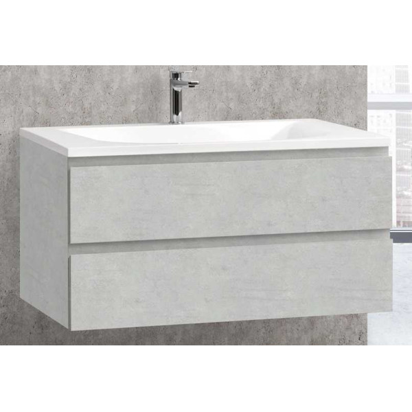 Тумба подвесна Cezaresя Molveno 100x50x50 Beton (MOLVENO-100-2C-SO-BET)