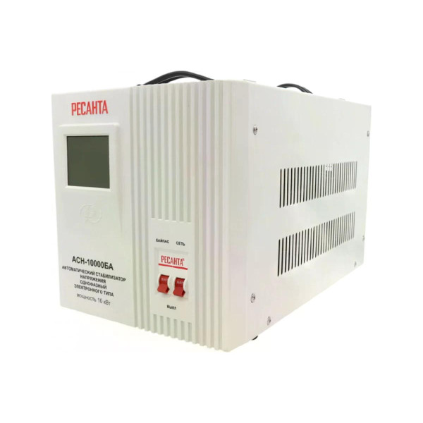 Стабилизатор напряжения Ресанта АСН-10000БА (63/6/40) Стабилизатор напряжения Ресанта АСН-10000БА (63/6/40)