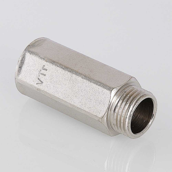 Удлинитель шестигранный 1/2"х30 мм. Valtec (никель) (VTr.197.N.0430) Удлинитель шестигранный 1/2"х30 мм. Valtec (никель) (VTr.197.N.0430)