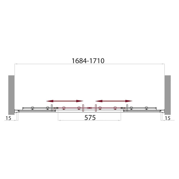 Душевая шторка на ванну BelBagno Uno 170x145 стекло рифленое, профиль хром (UNO-VF-2-170/145-P-Cr) Душевая шторка на ванну BelBagno Uno 170x145 стекло рифленое, профиль хром (UNO-VF-2-170/145-P-Cr)