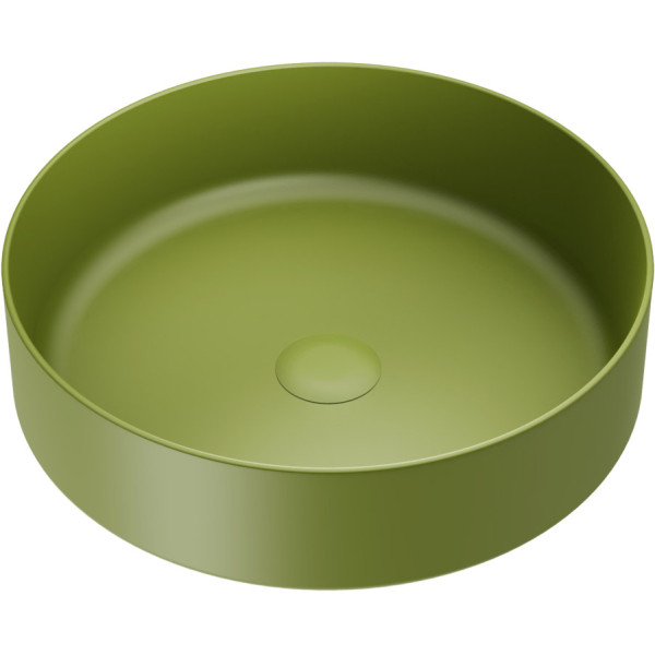 Раковина накладная Omoikiri Mira GU 40,5x40,5x12 гуакамоле (4972066)