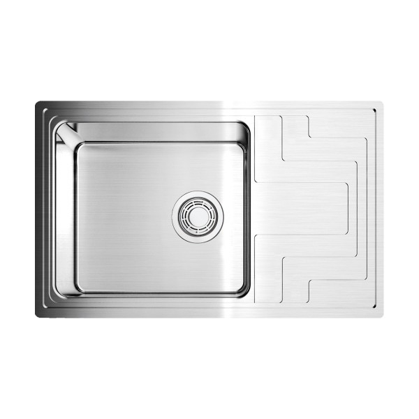 Мойка для кухни врезная Omoikiri Mizu 78-LB-IN 780х480 нержавеющая сталь (4973729)