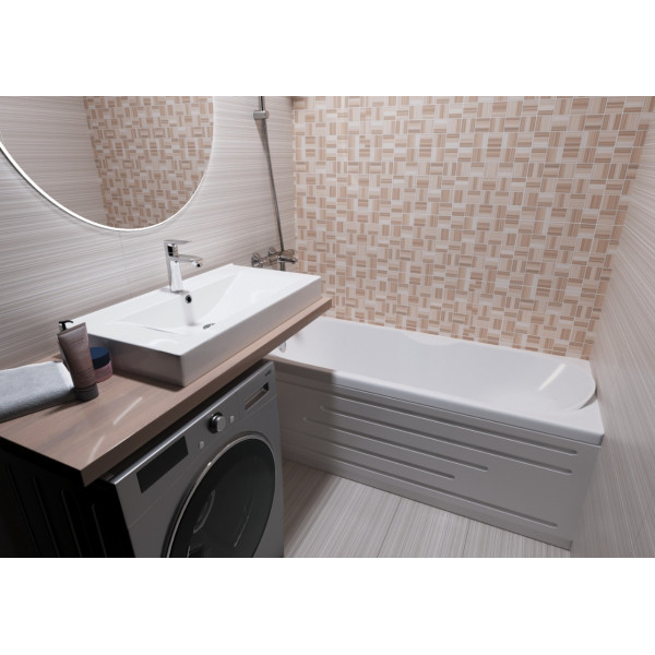 Ванна акриловая Bach Лаура 120*70 система 0, с каркасом