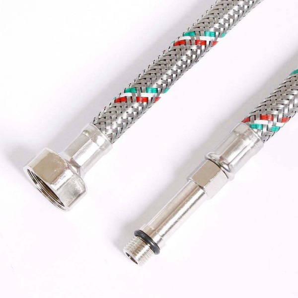 Подводка гибкая для смесителя Uni-Fitt 500 мм 1/2"*МL10х1 удл. штуцер DN 8 оплётка из нерж. стали (503S2805) Подводка гибкая для смесителя Uni-Fitt 500 мм 1/2"*МL10х1 удл. штуцер DN 8 оплётка из нерж. стали (503S2805)