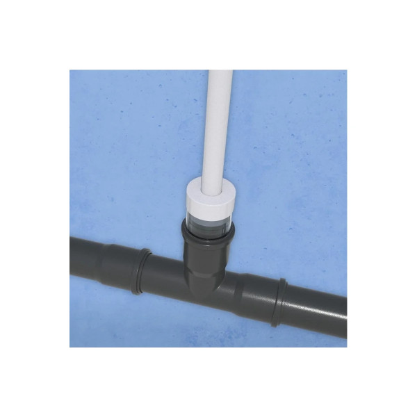 Сифон для кондиционера G-35 mini гидрозавтор с шариком 40 мм, патрубок 16x20 мм (RG001020)