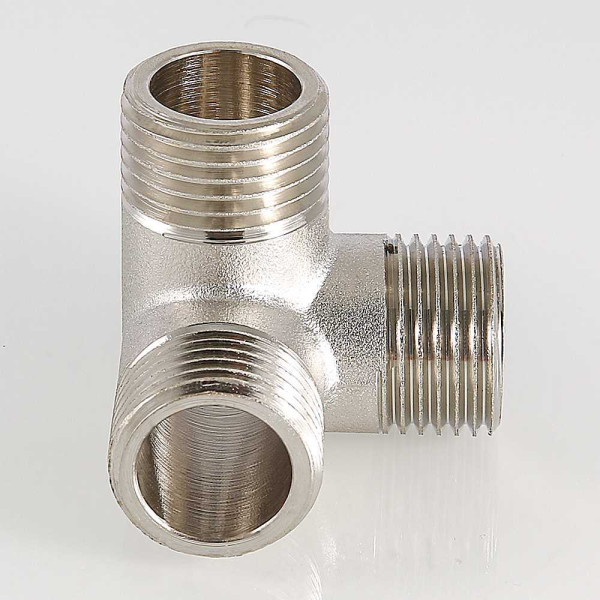 Крестовина двухплоскостная 1/2"Н Valtec (никель) (VTr.661.N.0004)