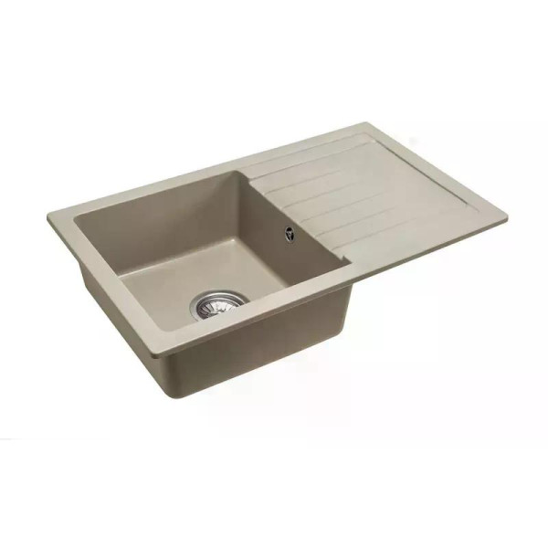 Мойка для кухни Rea dag biege гранит 75x43,5x15 бежевая (ZLE-00113)