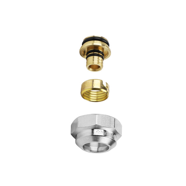 Переход коллекторный 20(2,9)х3/4"(18) евроконус Varmega (для труб Stabil) (VM09207)