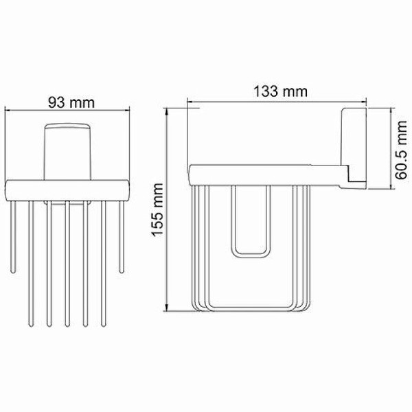 Держатель освежителя WasserKRAFT Leine (K-5045)