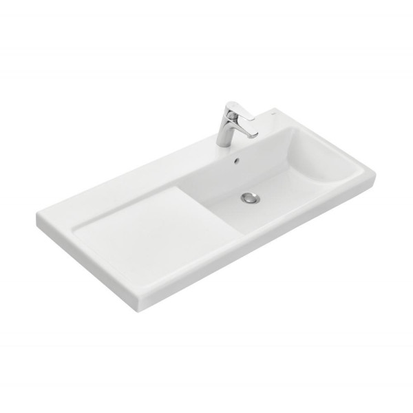 Раковина встраиваемая Roca The gap Plus 100х46 правая белая (73270ME004)