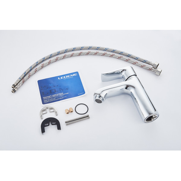 Смеситель для раковины Ledeme хром (L1034) Смеситель для раковины Ledeme хром (L1034)