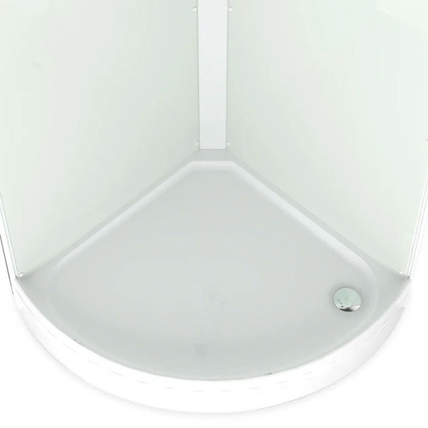 Кабина душевая Melodia Jive 90х90 низкий поддон, стекло матовое, профиль белый (MB02003) Кабина душевая Melodia Jive 90х90 низкий поддон, стекло матовое, профиль белый (MB02003)