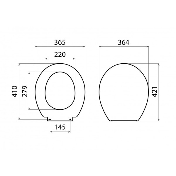 Сиденье для унитаза Santek Бриз белое (1WH106901)