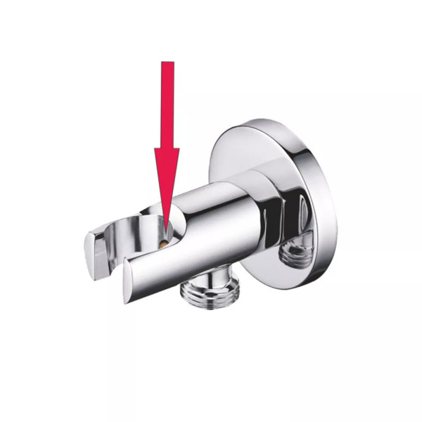 Держатель для душа с подключением Ganzer хром (GZ-5173)