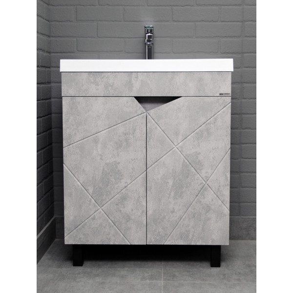 Тумба напольная Classica 70 Vector светлый бетон без ящика Домино (DV6613T) Тумба напольная Classica 70 Vector светлый бетон без ящика Домино (DV6613T)