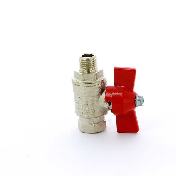 Кран Itap 1/4" ВН шаровый Ideal (красная бабочка) (0930014) Кран Itap 1/4" ВН шаровый Ideal (красная бабочка) (0930014)
