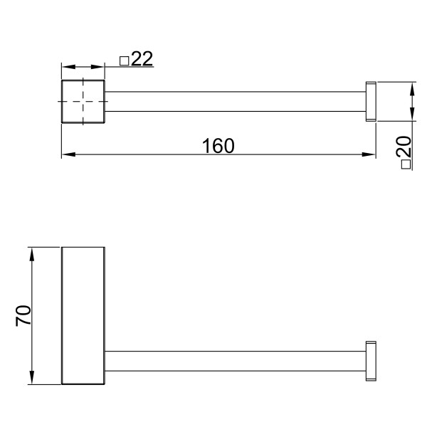 Держатель для туалетной бумаги Lemark Valday черный (LMA-8123S-BL)