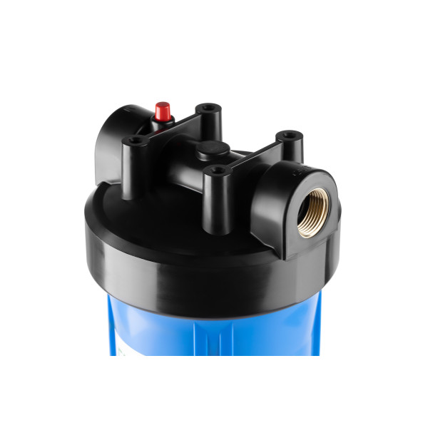 Фильтр колбовый Гейзер 1" 10BB с латунными вставками (синий, для холодной воды) (50715) Фильтр колбовый Гейзер 1" 10BB с латунными вставками (синий, для холодной воды) (50715)