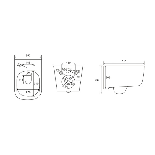 Унитаз подвесной Aquatek ЛУГАНО белый (AQ2002-00) Унитаз подвесной Aquatek ЛУГАНО белый (AQ2002-00)