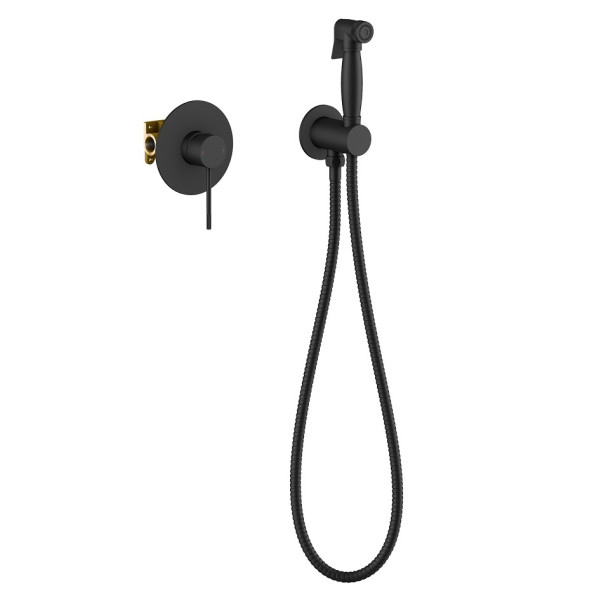 Смеситель с гигиеническим душем Timo Saona черный матовый (2389/03SM) Смеситель с гигиеническим душем Timo Saona черный матовый (2389/03SM)