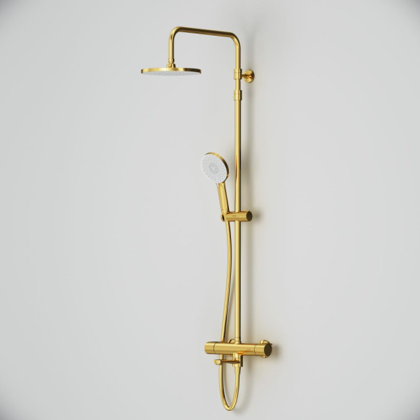 Душевая система AM.PM X-Joy с душевым набором золото (F0785A599)