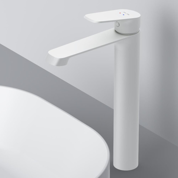 Смеситель для раковины AM.PM Func высокий белый (F8F92033)