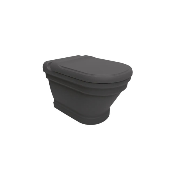 Унитаз подвесной Creavit Antik 35,5x53,1x37 антрацит (AN320-11AM00E-0000) Унитаз подвесной Creavit Antik 35,5x53,1x37 антрацит (AN320-11AM00E-0000)
