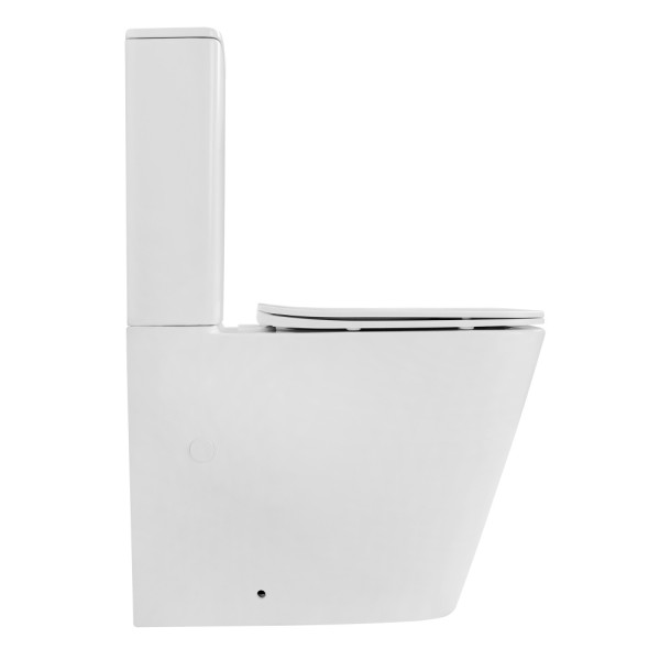 Унитаз Abber Rechteck белый матовый, безободковый, смыв торнадо (AC1210TMW) Унитаз Abber Rechteck белый матовый, безободковый, смыв торнадо (AC1210TMW)