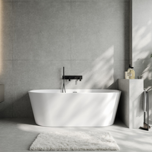 Ванна акриловая Abber 180x80x58 белая (AB9503-1.8)