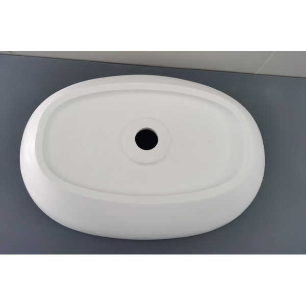 Раковина накладная Stein (белый матовый)