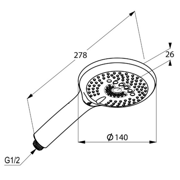 Душевая система Kludi Freshline Dual Shower System с термостатом (6709205-00)