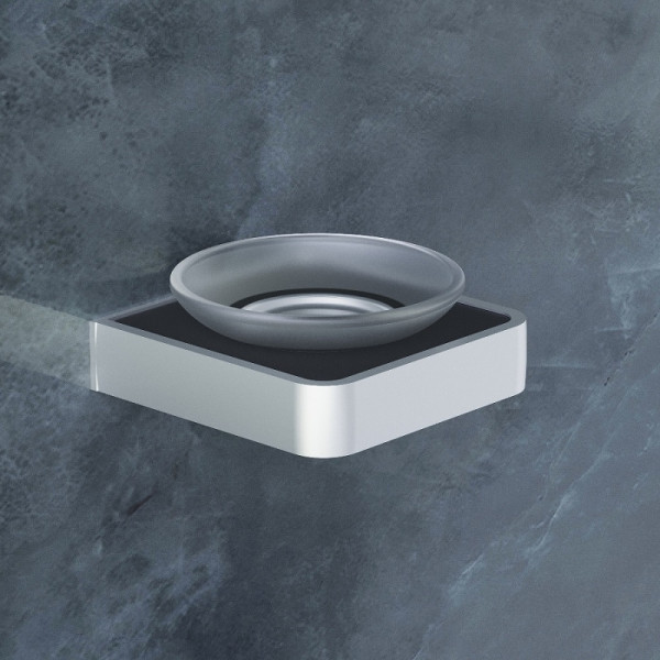 Стеклянная мыльница с настенным держателем Damixa Jupiter (DA7734200) Стеклянная мыльница с настенным держателем Damixa Jupiter (DA7734200)