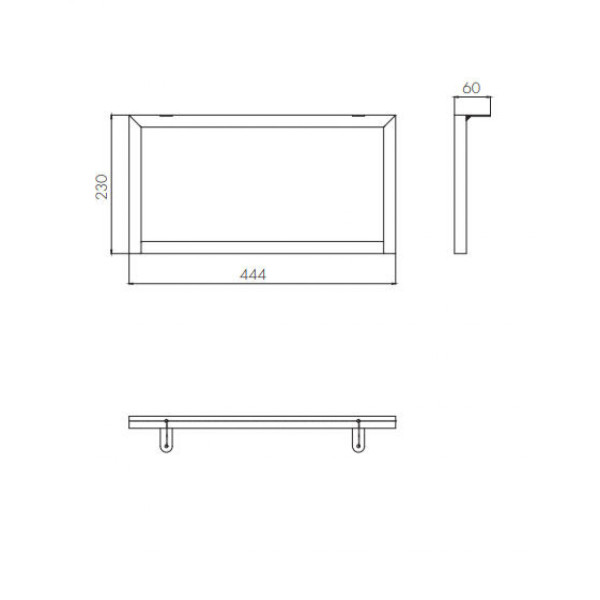 Ножки для тумбы Aquaton Лофт Урбан 44,4x6x23 черный (1.A255.2.03L.QX7.0) Ножки для тумбы Aquaton Лофт Урбан 44,4x6x23 черный (1.A255.2.03L.QX7.0)