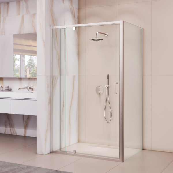 Душевой уголок RGW PA-078 (RGW PA-008 + Z-050-2) 1100x1000 стекло прозрачное, профиль хром (350807810-11)