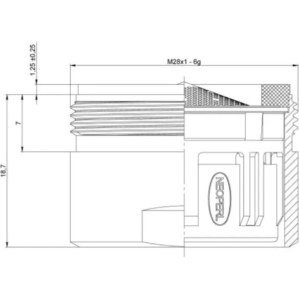 Аэратор Lemark NEOPERL CASCADE M28 внутренний (NP14301-BL)
