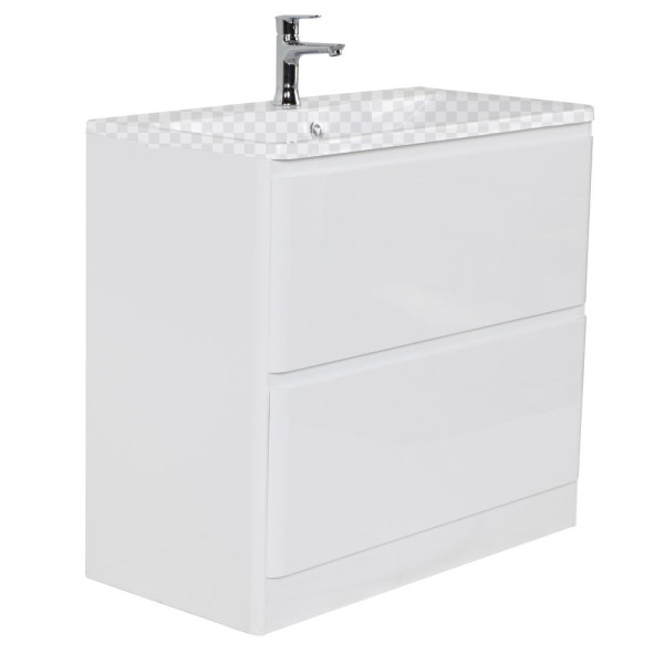 Тумба напольная BelBagno Albano 70 Bianco Lucido (Albano-700-2C-PIA-BL)