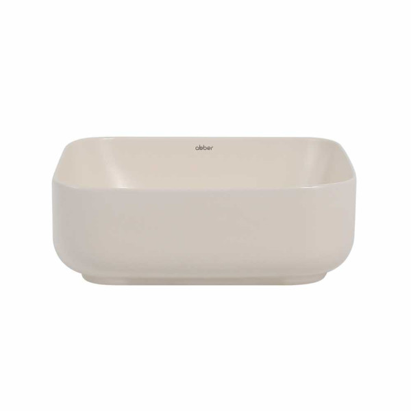 Раковина накладная Abber Rechteck светло-бежевая матовая (AC2211MBE) Раковина накладная Abber Rechteck светло-бежевая матовая (AC2211MBE)
