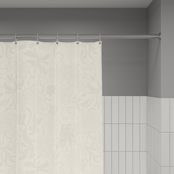 Шторка для ванн текстильная Iddis Base 180x200 бежевая (BD04P18i11)