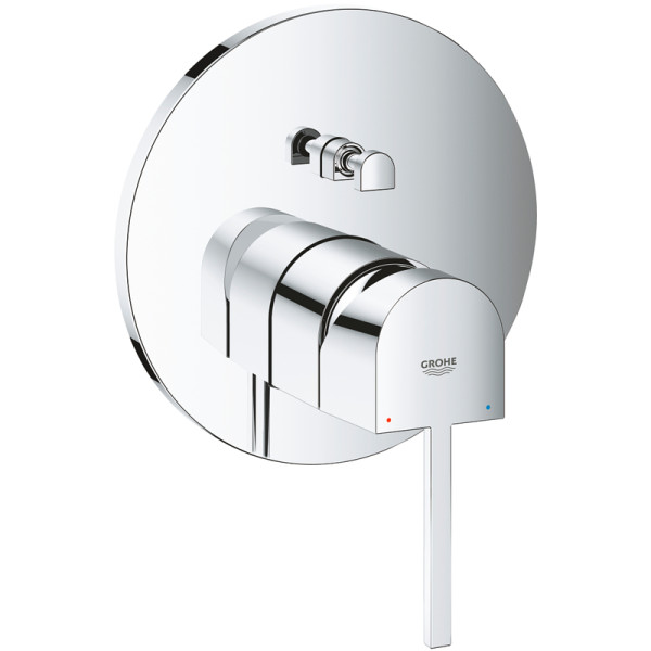 Смеситель для ванны и душа Grohe Plus внешняя часть хром (24060003)