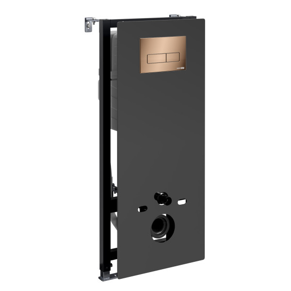 Инсталляция для унитаза WasserKRAFT Abens с клавишей смыва золото розовое (20TLT.010.ME.BL.RG03)