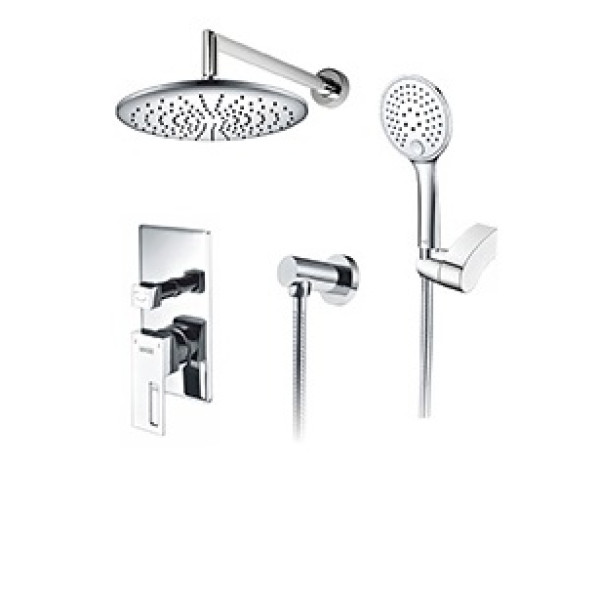 Встраиваемый комплект для душа WasserKRAFT A14130 с верхней душевой насадкой и лейкой