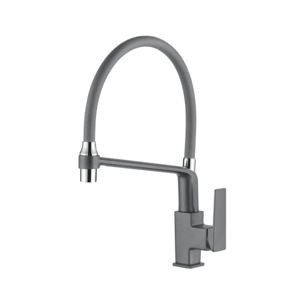 Смеситель для кухни Ledeme серый (L4078U-12) Смеситель для кухни Ledeme серый (L4078U-12)