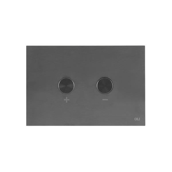 Клавиша смывная Oli Blink оружейная сталь (882567)