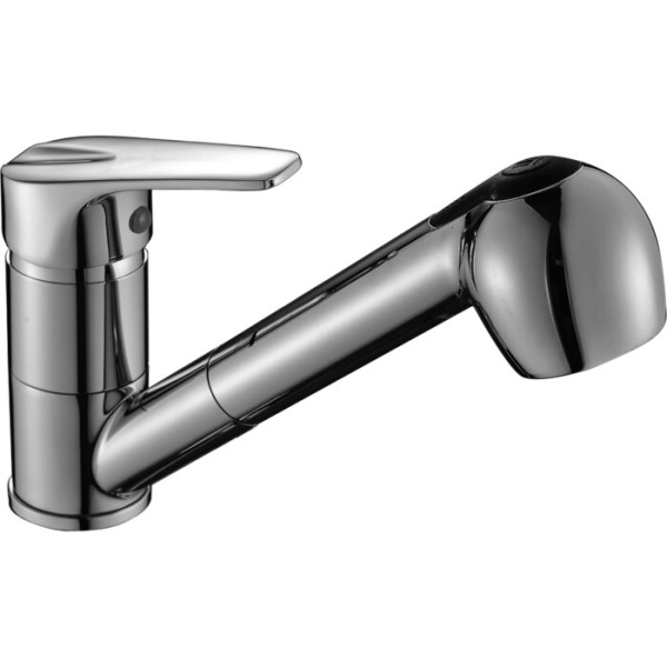 Смеситель для кухни Rossinka D40-25 с выдвижным изливом (D40-25)