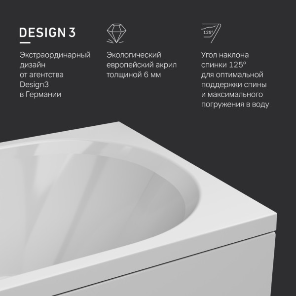 Ванна акриловая AM.PM X-Joy 170х75 (W94A-170-075W-A) Ванна акриловая AM.PM X-Joy 170х75 (W94A-170-075W-A)